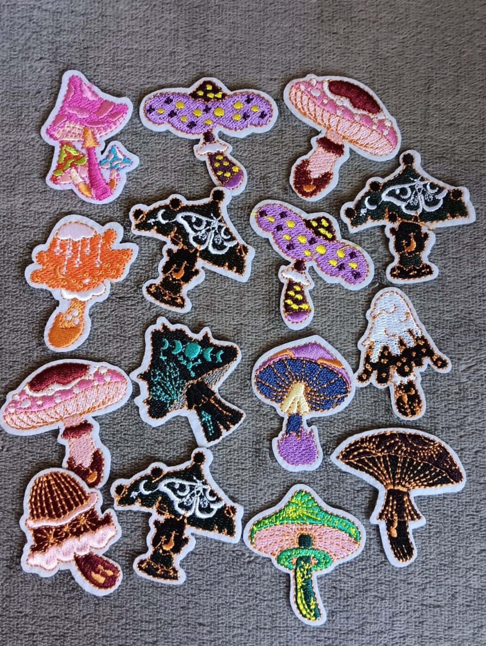 14 Mushroom Iron On Patches, Whimsical Fairy Fairycore Cottage Boho Forest Patch